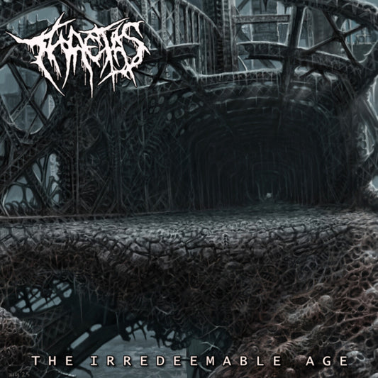 the album cover for Thaetas - Irredeemable Age