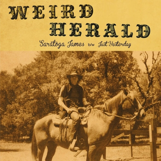 the album cover for Weird Herald - Saratoga James / Just Yesterday (Ep)