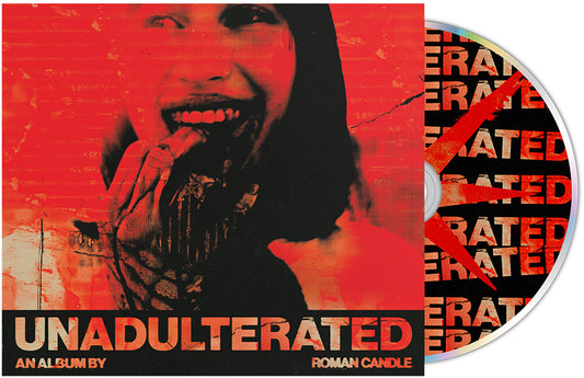 the album cover for Roman Candle - Unadulterated
