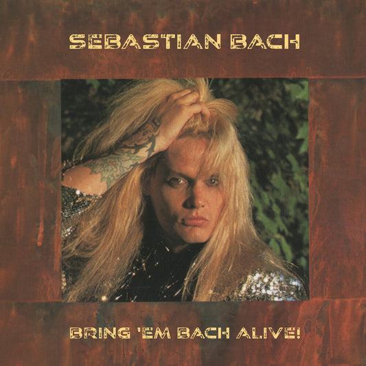 the album cover for Sebastian Bach - Bring 'em Bach Alive: Tokyo 1998 [Clear Vinyl] [Limited Edition]