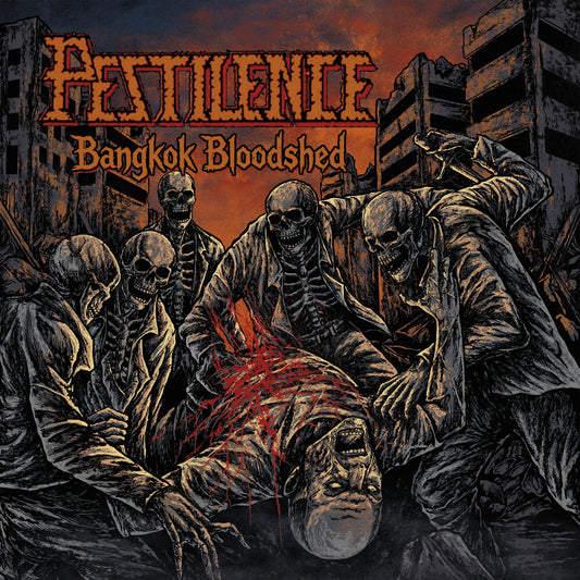 the album cover for Pestilence - Bangkok Bloodshed
