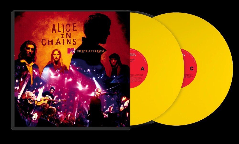 the album cover for Alice In Chains - Unplugged [Opaque Canary Yellow]