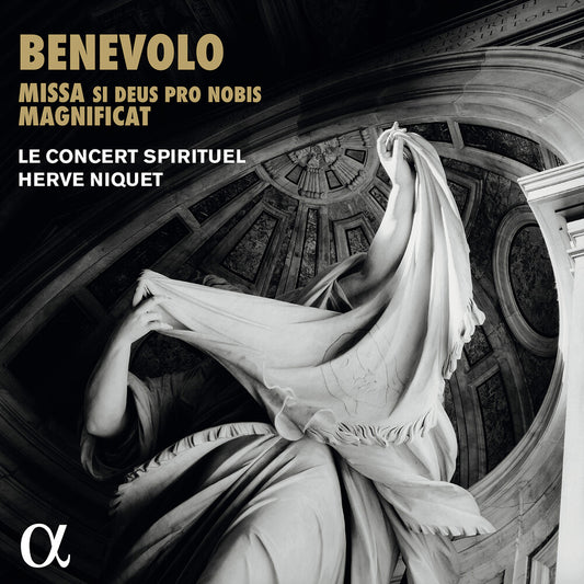 the album cover for Herve Niquet - Benevolo: Missa Si Deus Pro Nobis & Magnificat