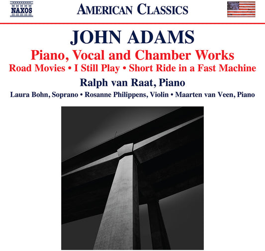 the album cover for Laura Bohn - Adams: Pno Vocal & Chamber Works