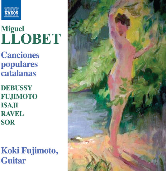 the album cover for Koki Fujimoto - Llobet: Canciones Populares Catalanas