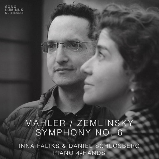the album cover for Inna Faliks - Mahler & Zemlinsky: Sym No. 6