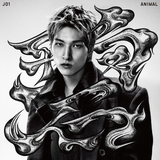 the album cover for JO1 - ANIMAL [Member Solo Jacket Ver Sky]
