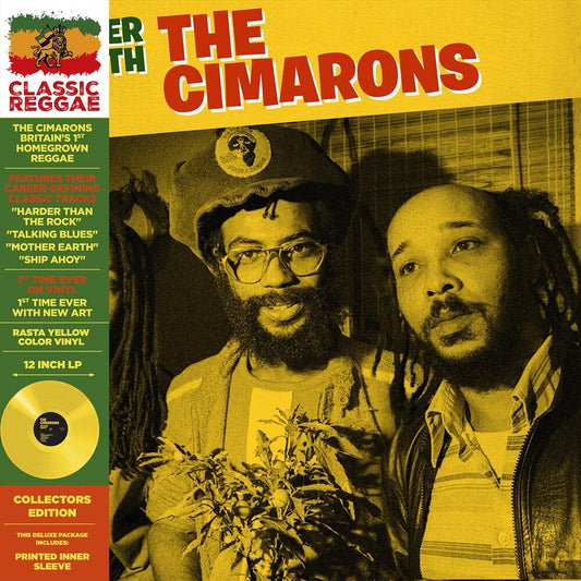 the album cover for Cimarons - Mother Earth - Yellow [Colored Vinyl] [Deluxe] [Limited Edition] (Ylw)
