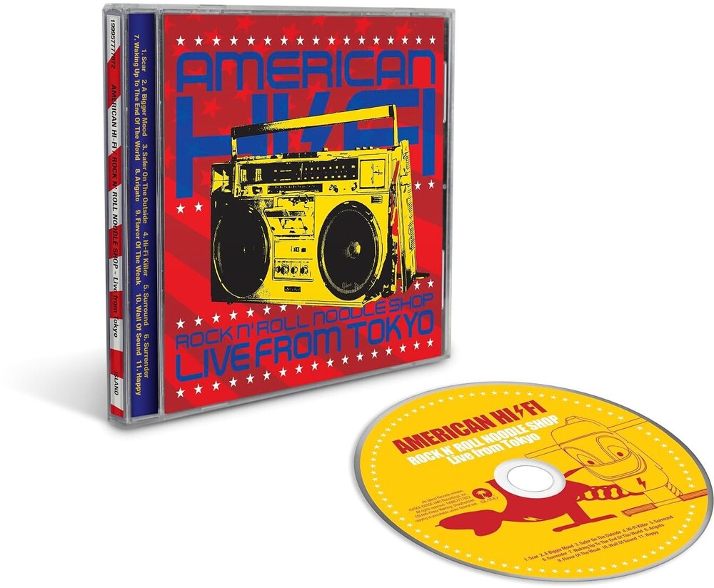 the album cover for American Hi-Fi - Rock N' Roll Noodle Shop: Live From Tokyo