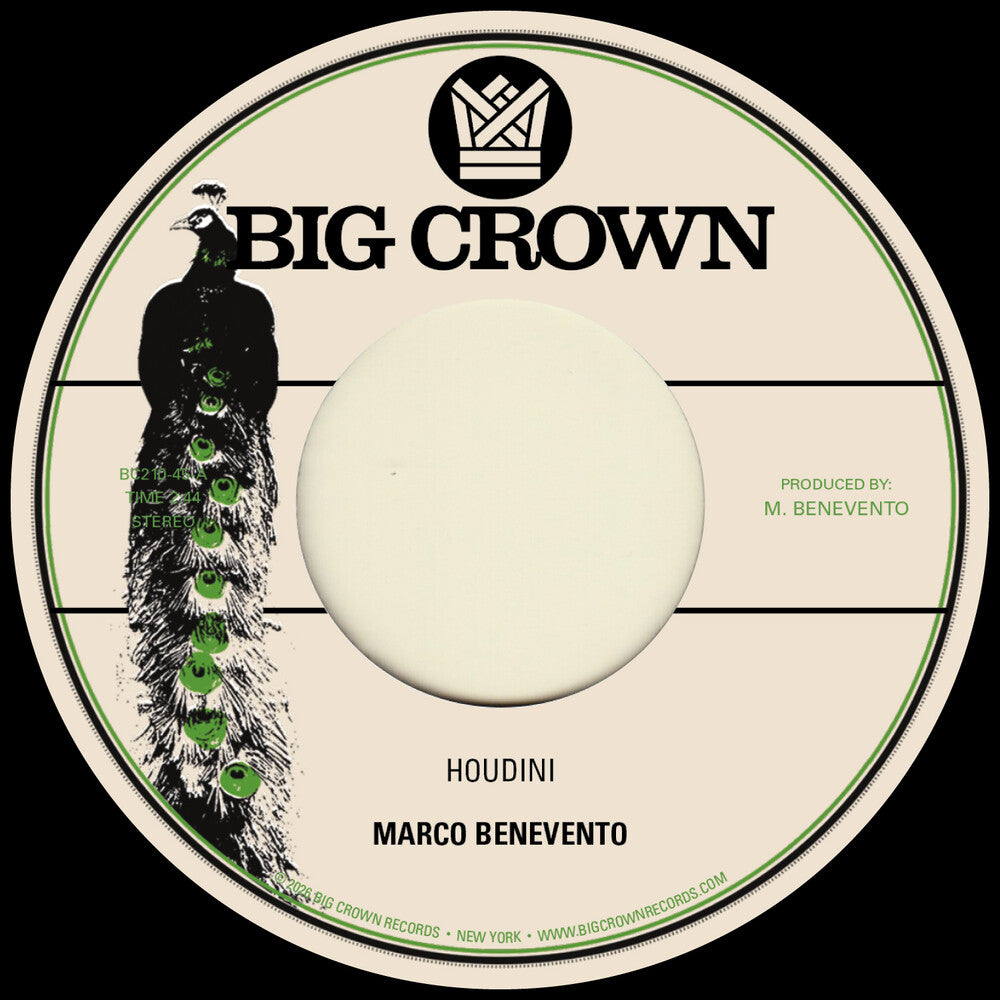 the album cover for Marco Benevento - Houdini B/W Miss Neptune