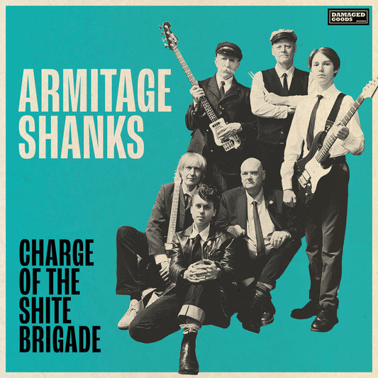 the album cover for Armitage Shanks - Charge Of The Shite Brigade