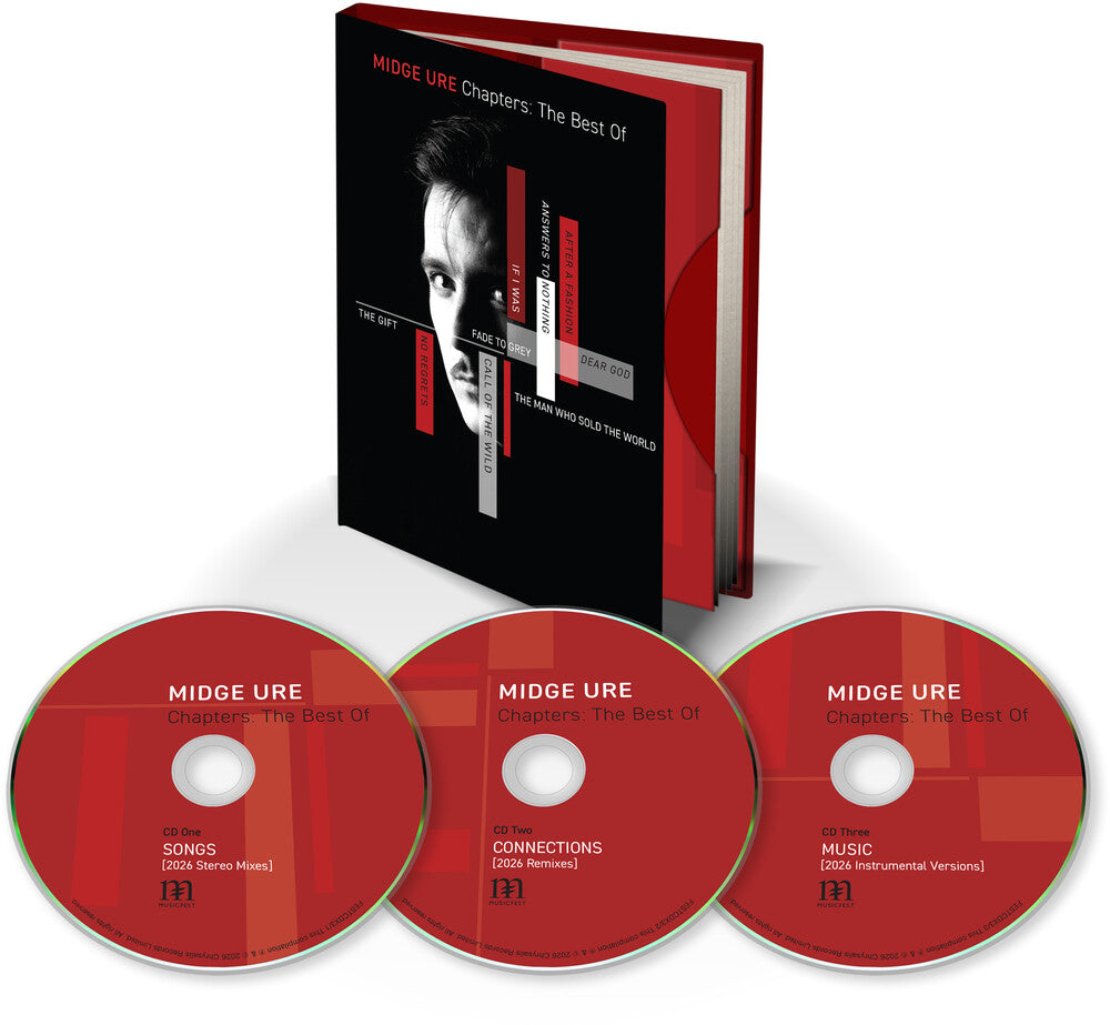 the album cover for Midge Ure - Chapters: Best Of [Deluxe]