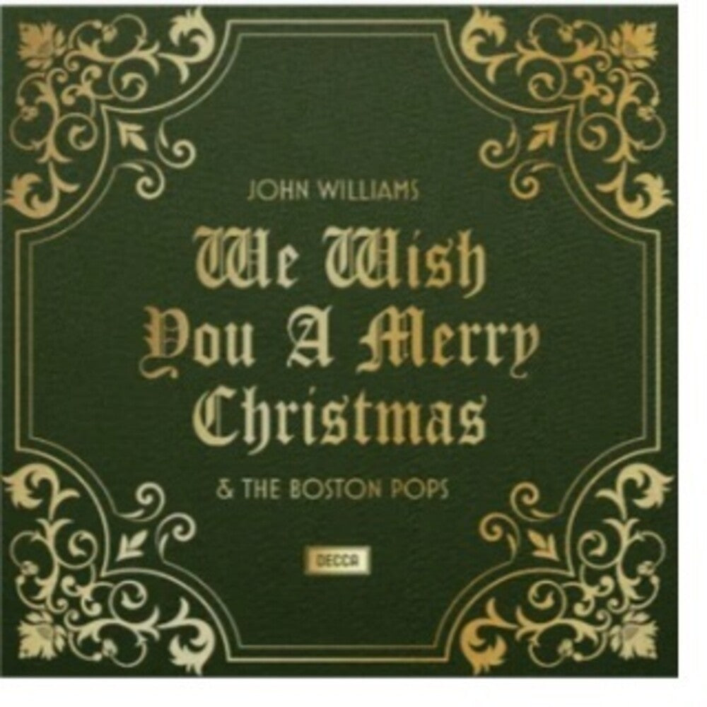 the album cover for John Williams  / Boston Pops Orchestra - We Wish You A Merry Christmas (Legacy Edition)