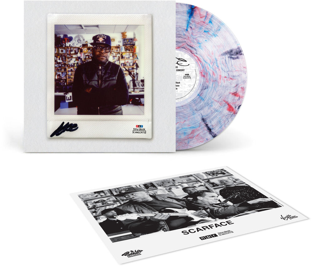 the album cover for Scarface - NPR Tiny Desk Concert [Indie Exclusive Smoke Signal Color]