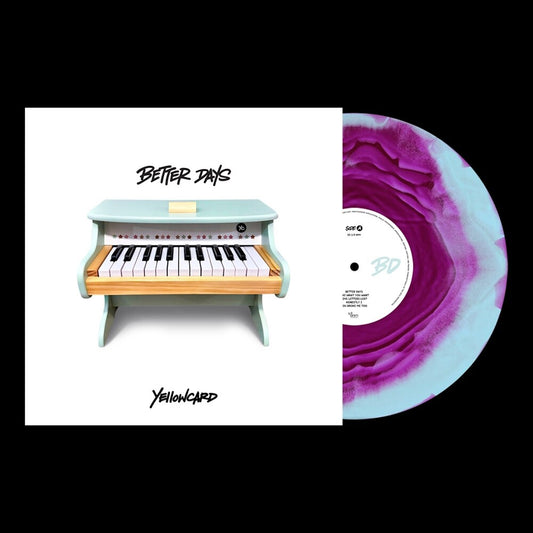 the album cover for Yellowcard - Better Days [Colored Vinyl] (Gate) [Limited Edition] (Ofgv) [Reissue]