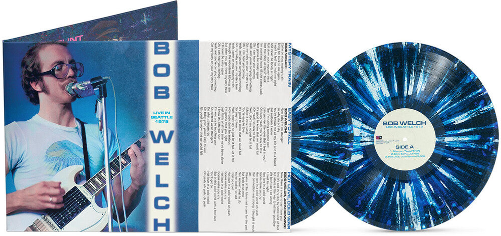 the album cover for Bob Welch - Live In Seattle 1978 (Blue) [Colored Vinyl] (Gate) (Nvbl)