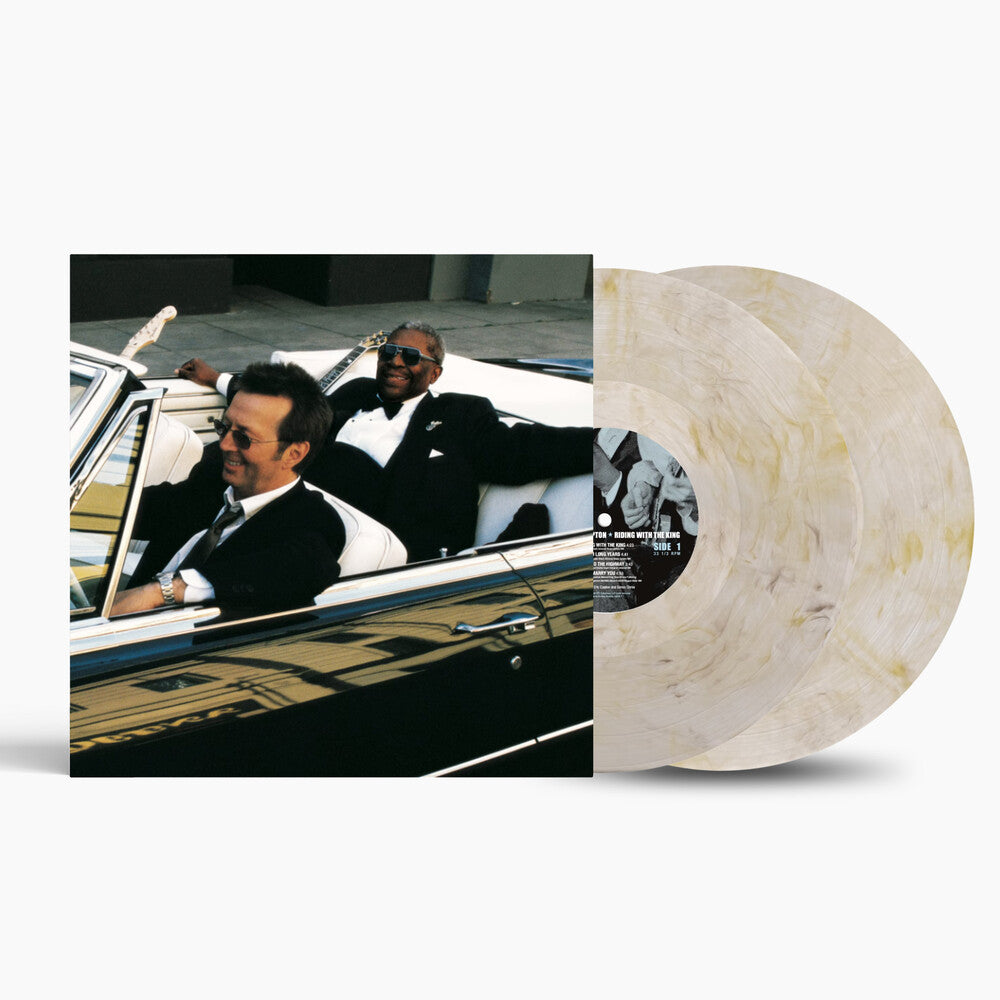the album cover for Eric Clapton & B.B. King - Riding with the King - Remastered Expanded Edition [Grey Lemon Marble]