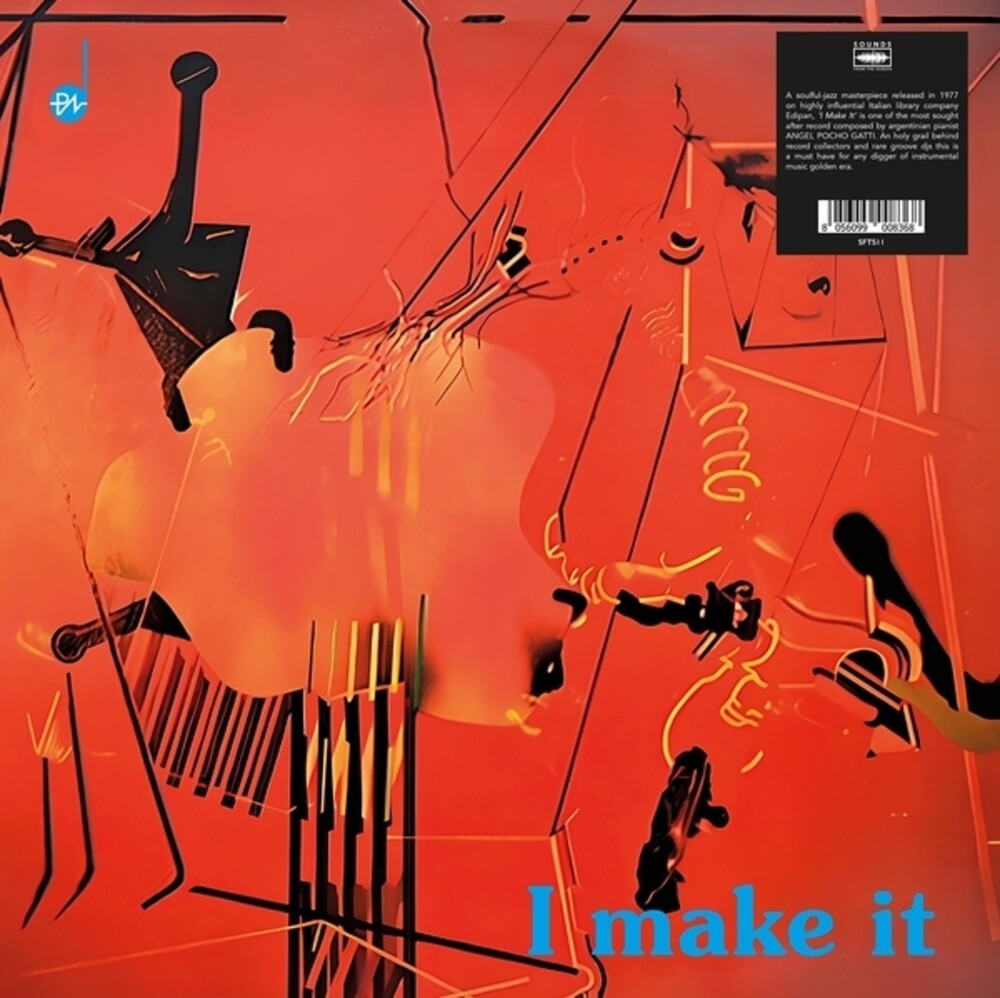 the album cover for Angel Gatti  'pocho' - I Make It [Clear Vinyl]