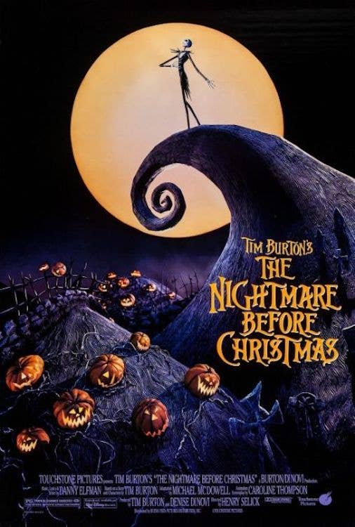 The Nightmare Before Christmas by Tim Burton Movie 24X36: Individually Rolled 51995