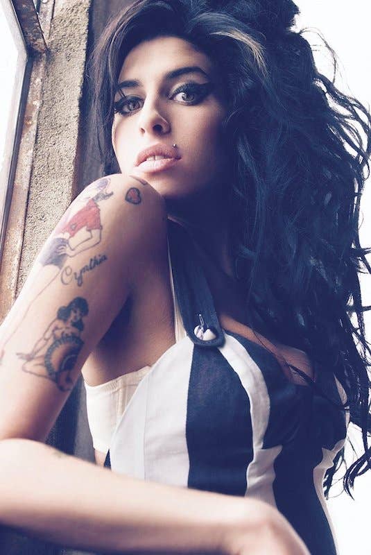 Amy Winehouse Tattoos Poster size 24X36: Individually Rolled 54697