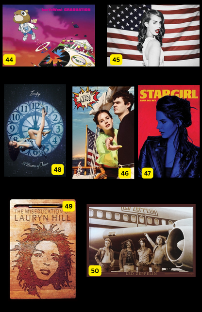 Music Posters ( In-Store ONLY ) $10 EACH
