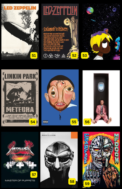 Music Posters ( In-Store ONLY ) $10 EACH