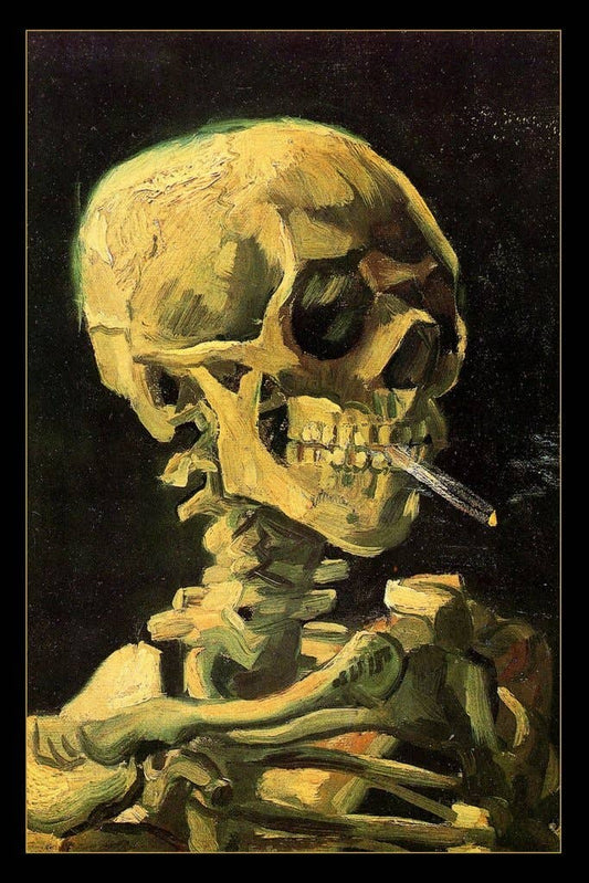 Van Gogh Skull Art Poster 24X36: Indivifually Rolled 50421