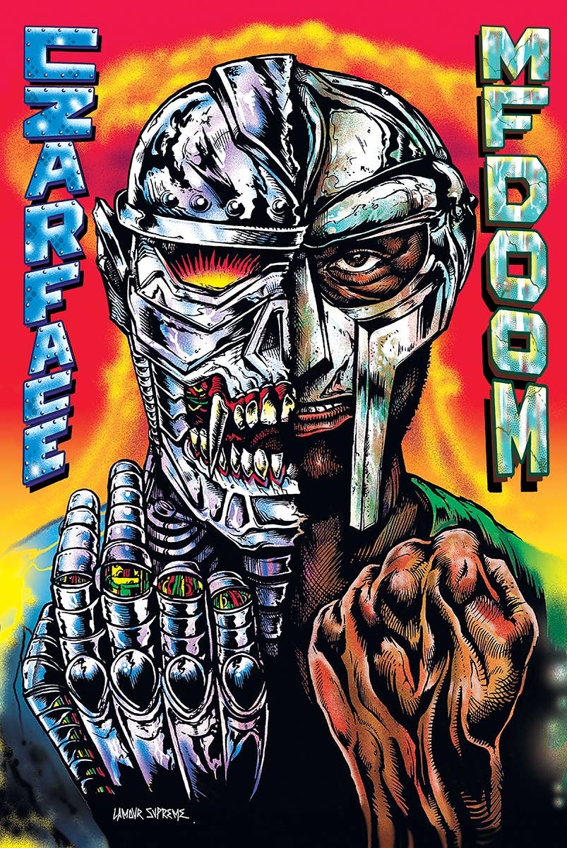 MF DOOM Czarface Meets Metal Face Hip-Hop Music Album Cover: Individually Rolled 54410