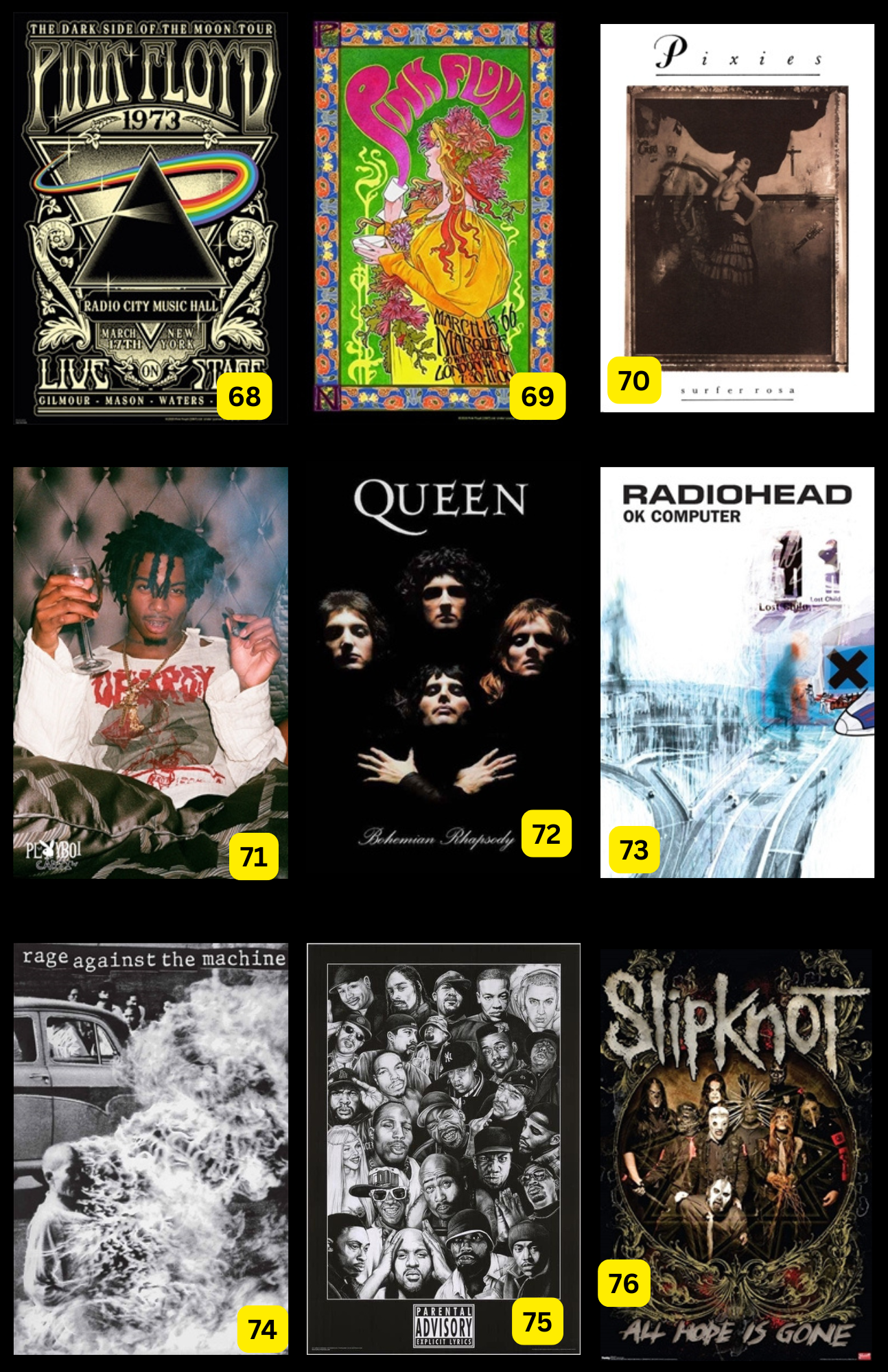 Music Posters ( In-Store ONLY ) $10 EACH