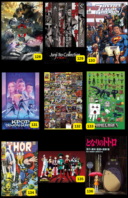 Anime Posters ( In-Store ONLY ) $10 EACH