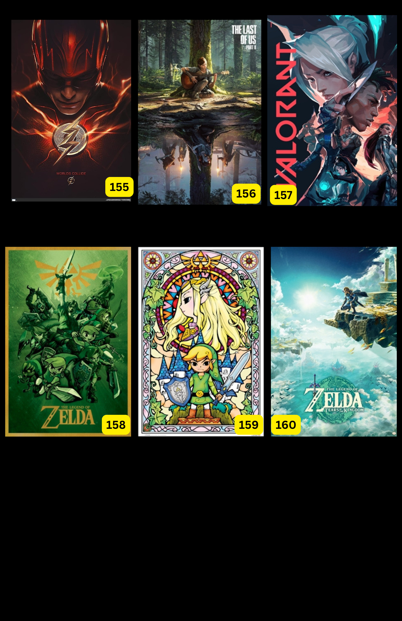 Anime Posters ( In-Store ONLY ) $10 EACH