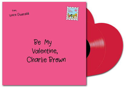 Be My Valentine, Charlie Brown - VINCE GUARALDI (INDIE EXCLUSIVE Red Heart Shaped Vinyl) Pre-Order