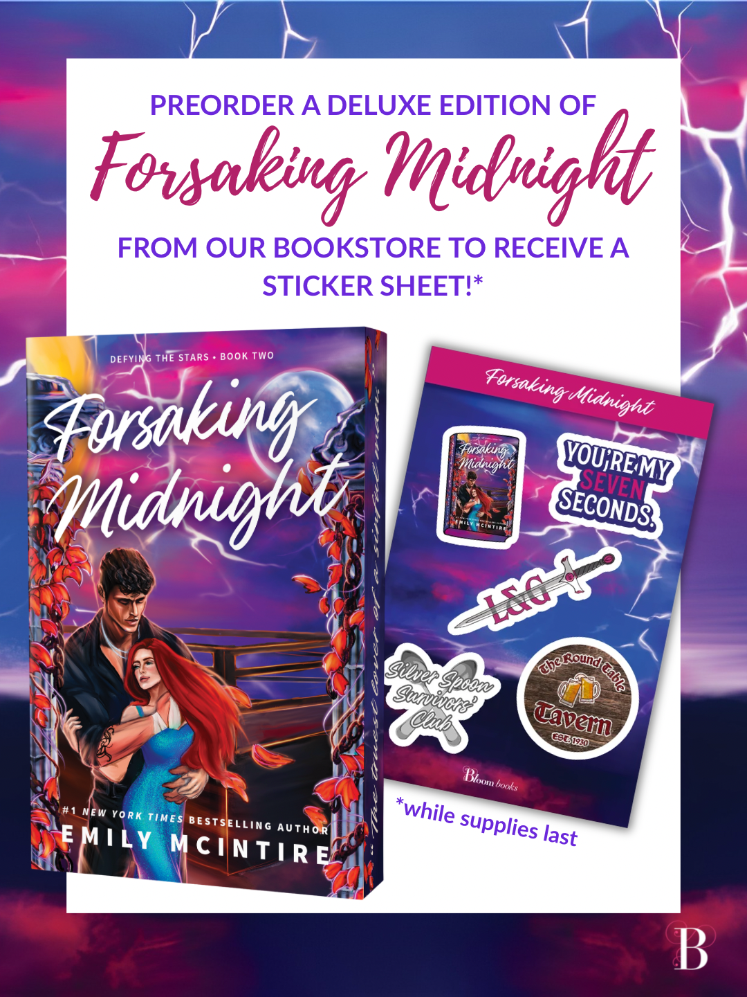Forsaking Midnight (Deluxe Edition) (Defying the Stars #2) by Emily McIntire [PRE-ORDER]