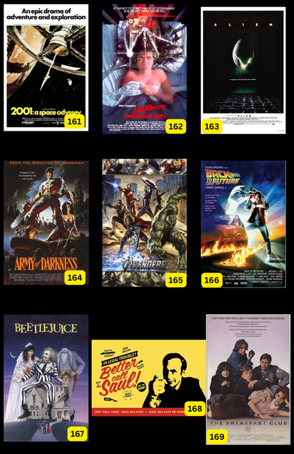 Movie Posters ( In-Store ONLY ) $10 EACH