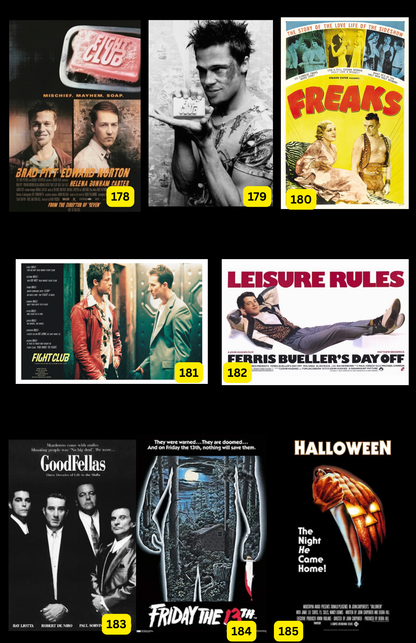 Movie Posters ( In-Store ONLY ) $10 EACH