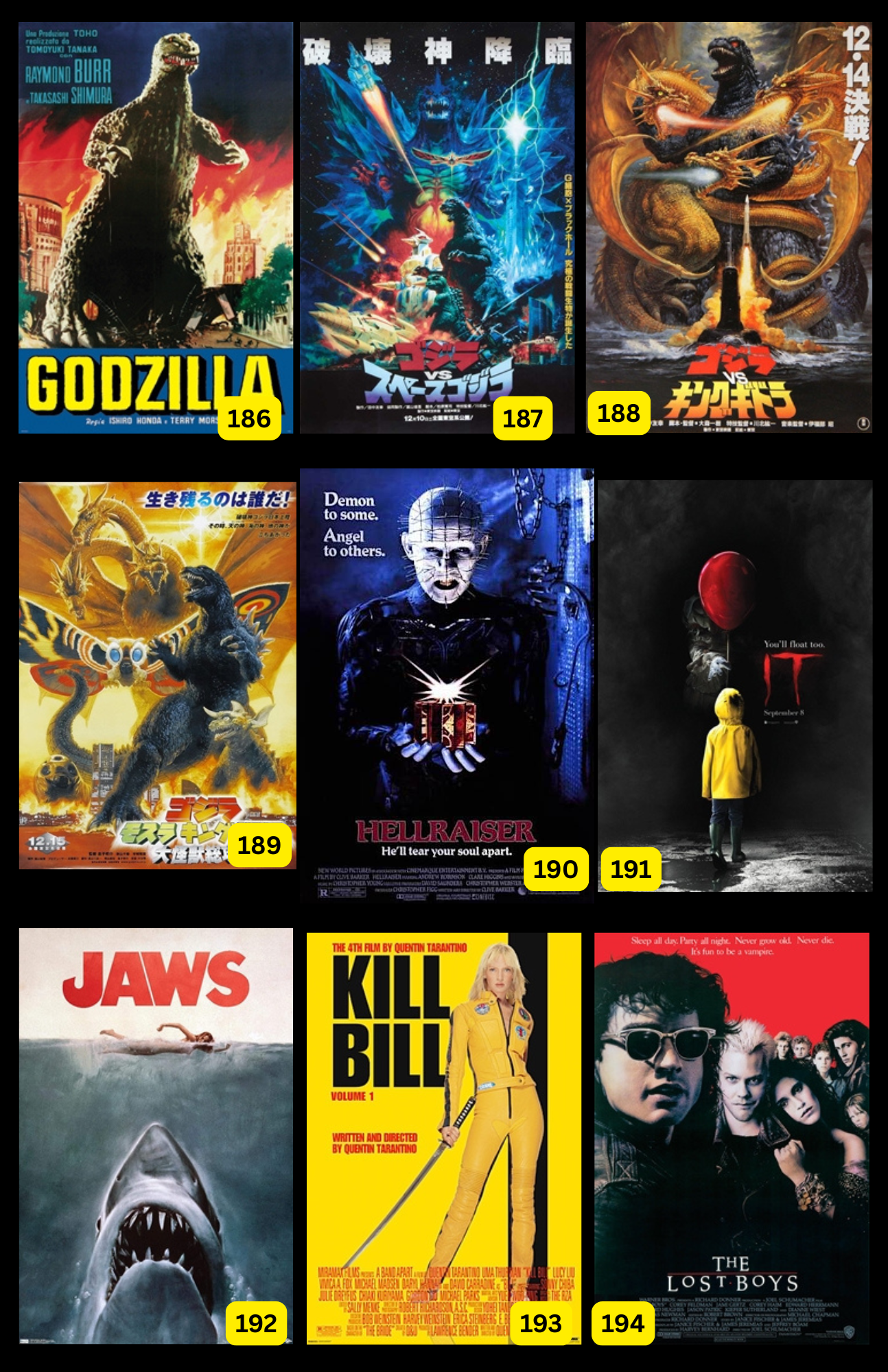 Movie Posters ( In-Store ONLY ) $10 EACH