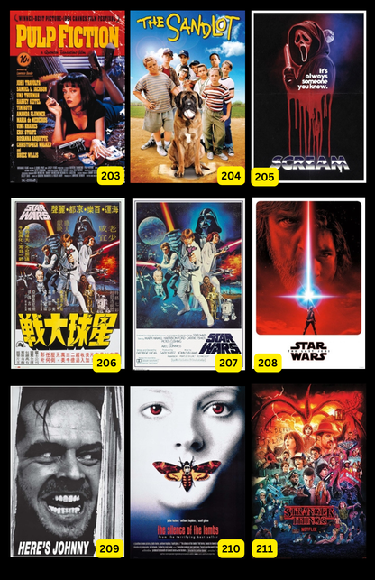 Movie Posters ( In-Store ONLY ) $10 EACH