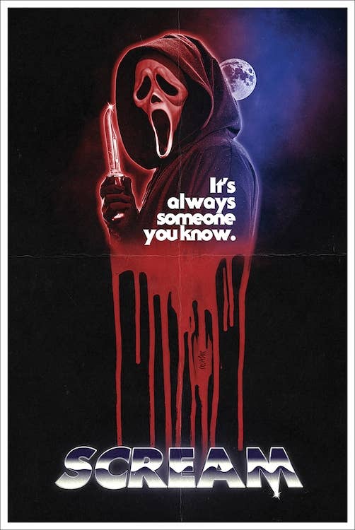 Scream Its Always Someone You Know Horror Movie Poster: Individually Rolled 54515