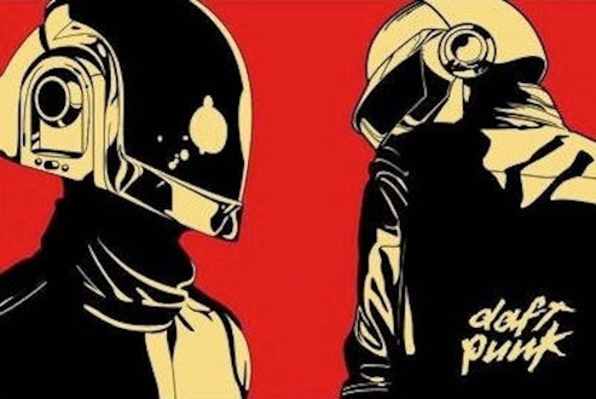 Daft Punk Red Random Access Memories Poster Size 24X36: Individually Rolled 50692