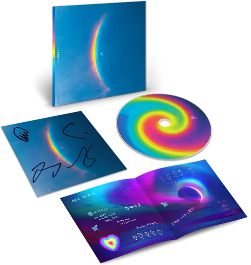 Moon Music [EcoCD w/ AUTOGRAPHED Art Card] Artist: Coldplay LOCAL PICK-UP ONLY PROMO PRICING